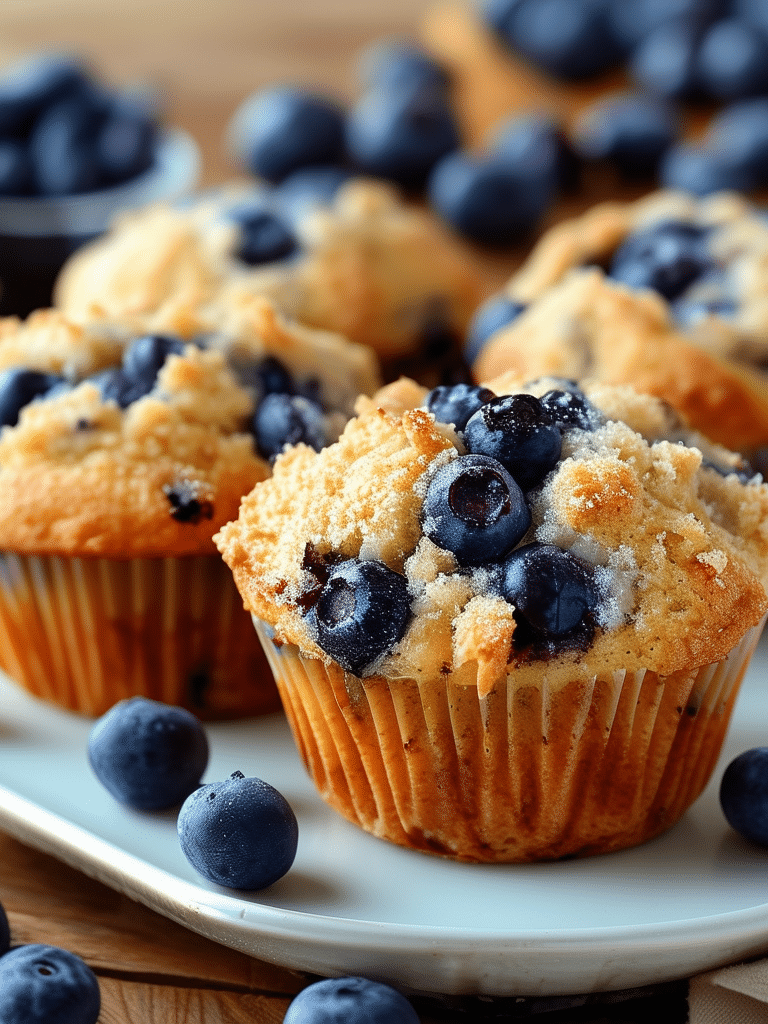 Blueberry muffins