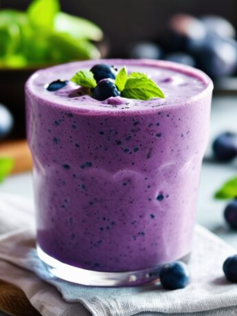 Blueberry smoothie