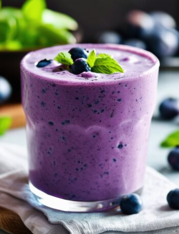 Blueberry smoothie