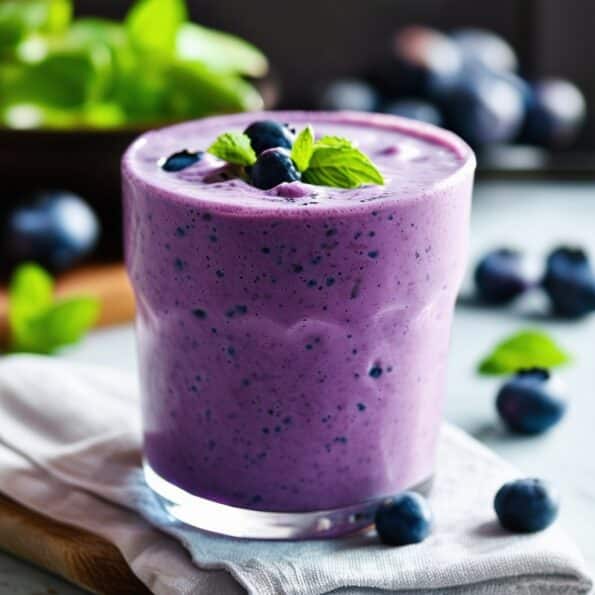 Blueberry smoothie