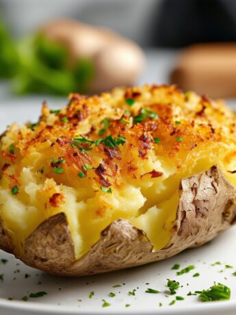 Microwave baked potato