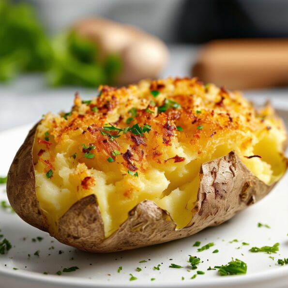 Microwave baked potato