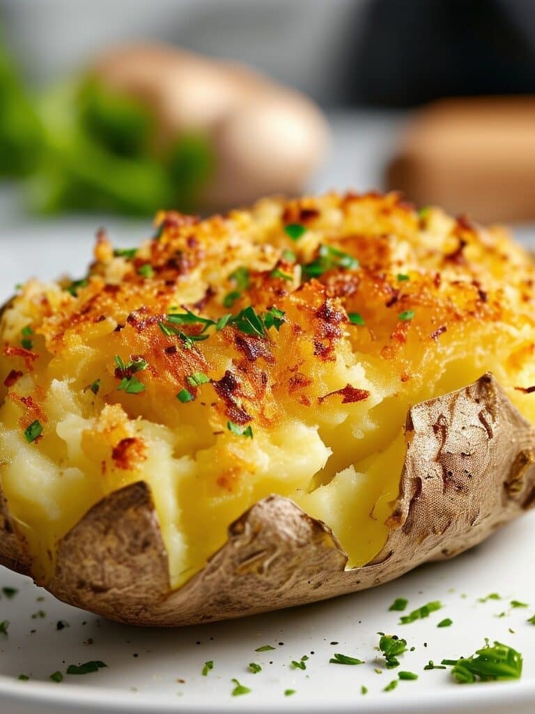 Microwave baked potato