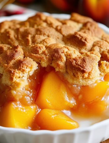 Peach cobbler