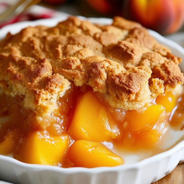 Peach cobbler