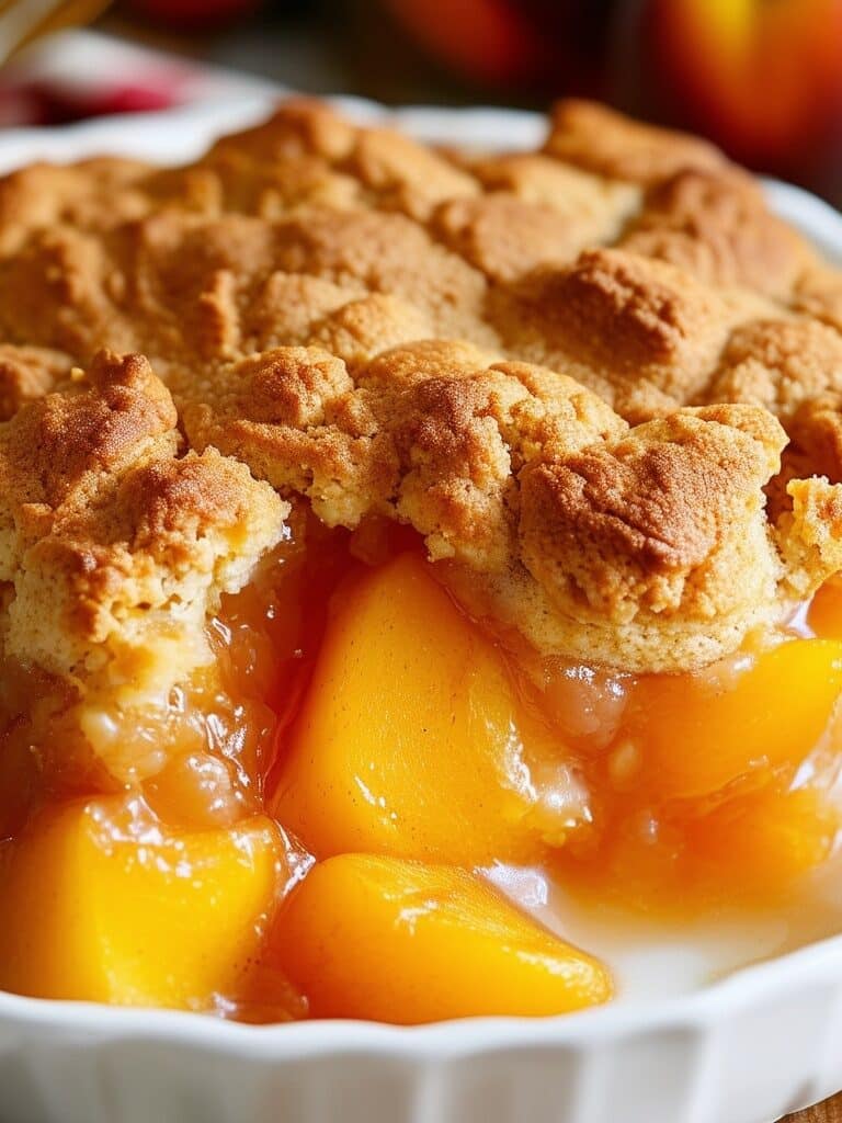 Peach cobbler