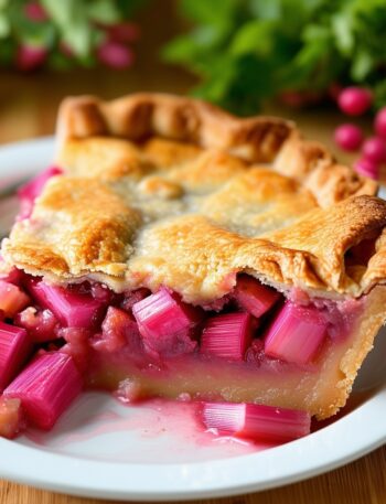 Rhubarb pie