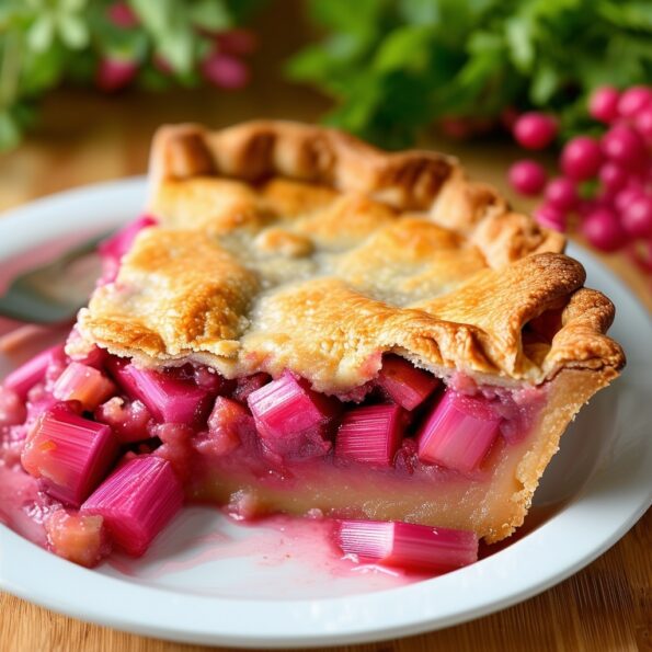 Rhubarb pie