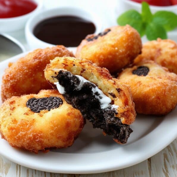 Deep-Fried Oreos