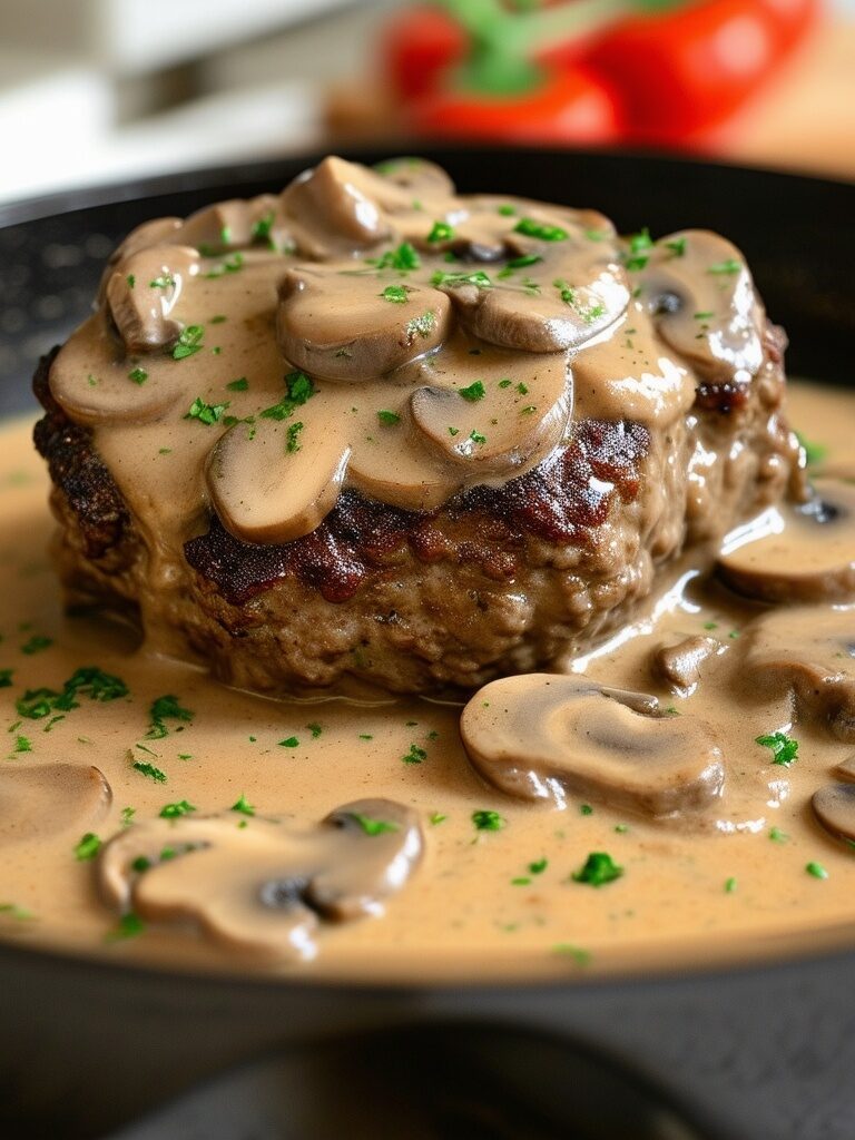 Salisbury Steak with Mushroom Gravy