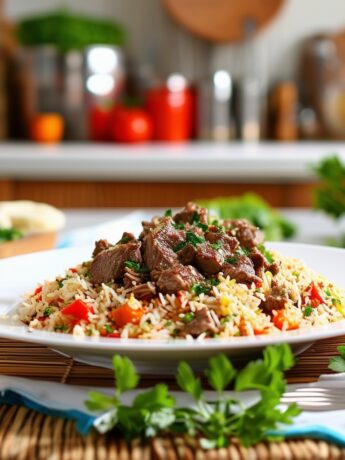 Turkish Lamb Pilau