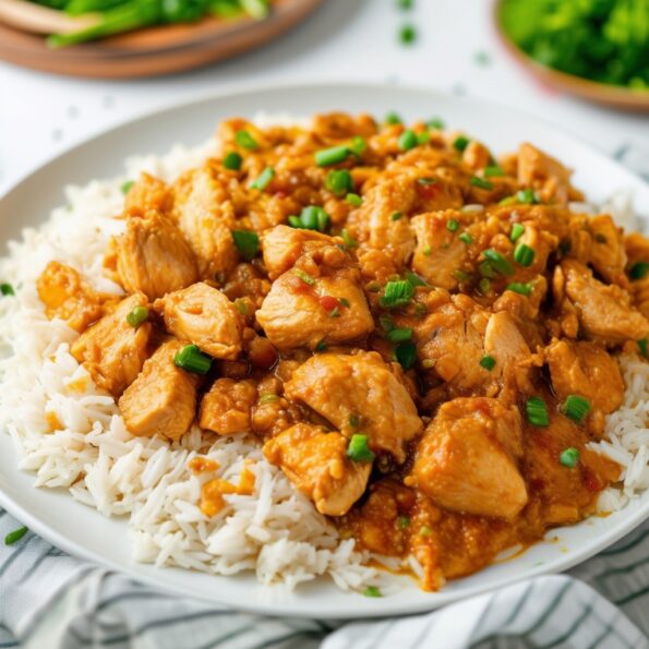 Chicken and rice dish