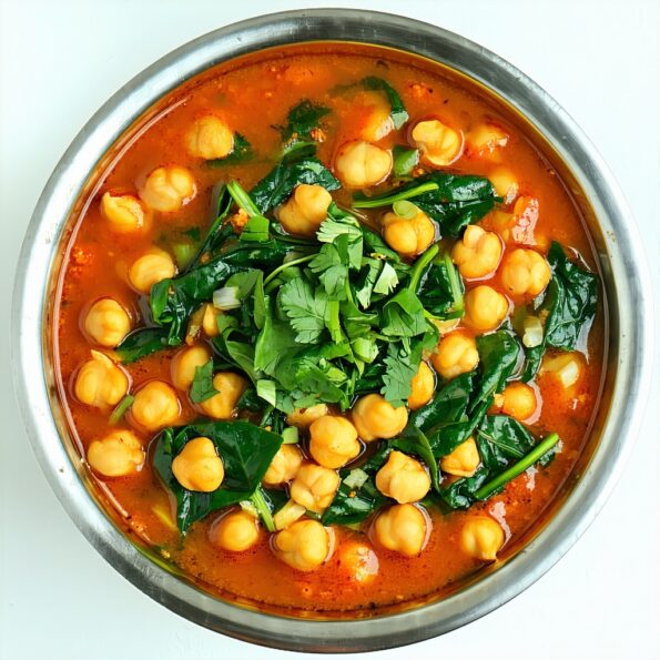 Chickpea and Spinach Curry