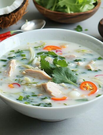 Thai Coconut Chicken Soup (Tom Kha Gai)